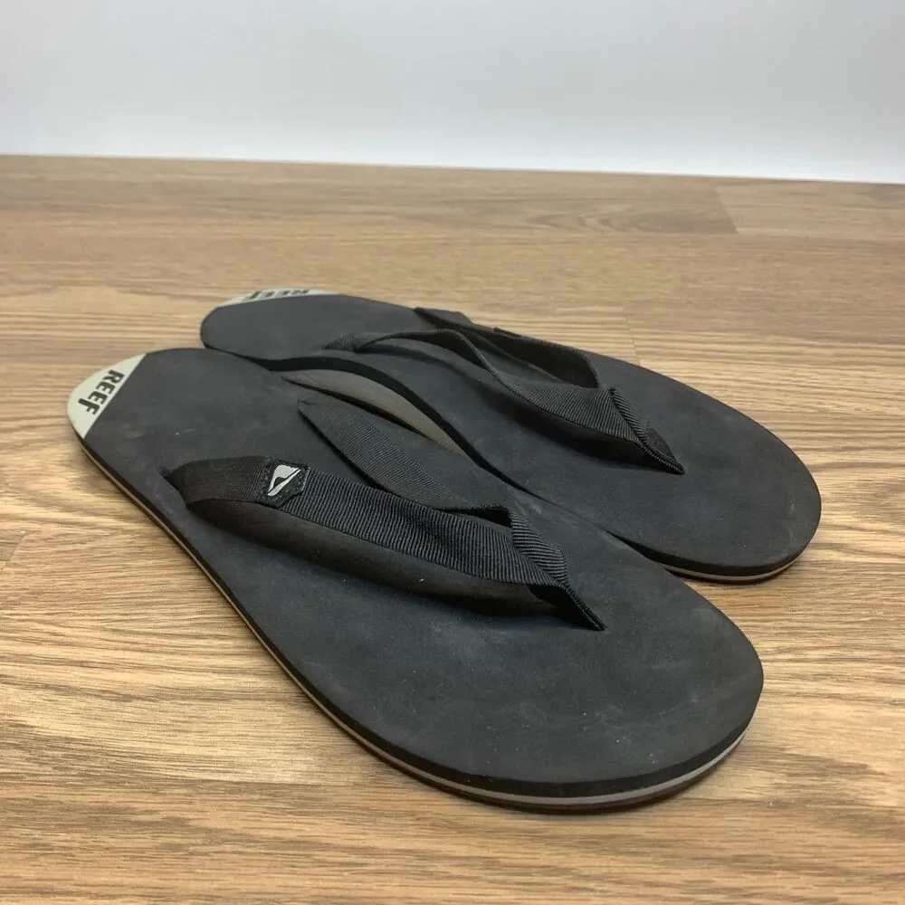 REEF Men's Flip-Flop Thong Size 12 EU 45 Sandals‎ Black